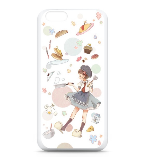 iPhone6/6Plusケース(クッキングガール)