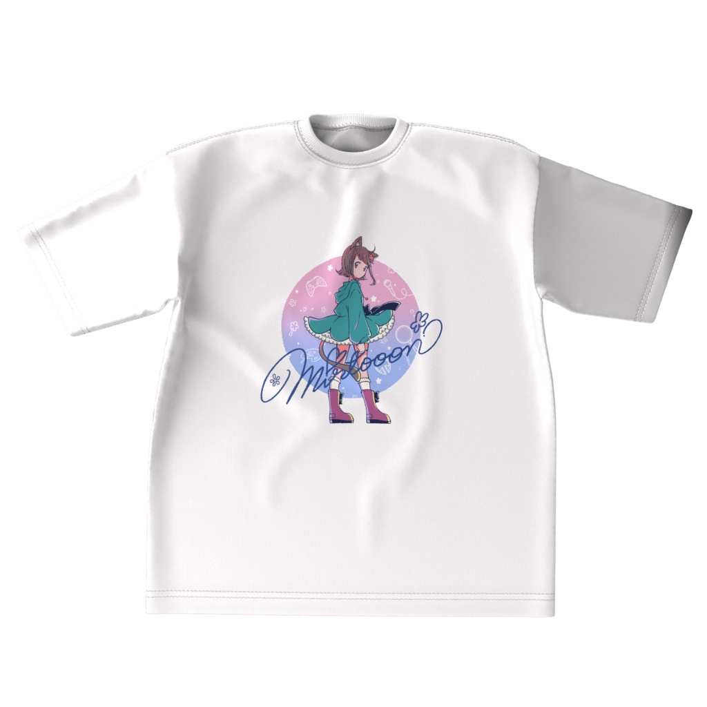 【受注生産】みるとすビックシルエットＴシャツ✿ ホワイト