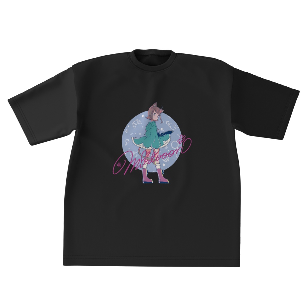 【受注生産】みるとすビックシルエットＴシャツ✿ ブラック