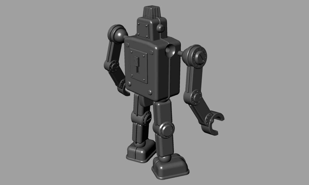 プチロイドF(未塗装未組立て3Dプリンタ出力キット)送料込み