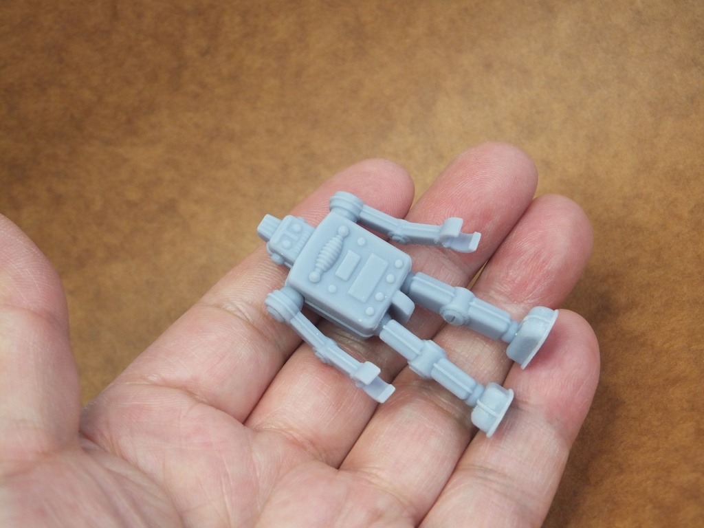 プチロイドF(未塗装未組立て3Dプリンタ出力キット)送料込み