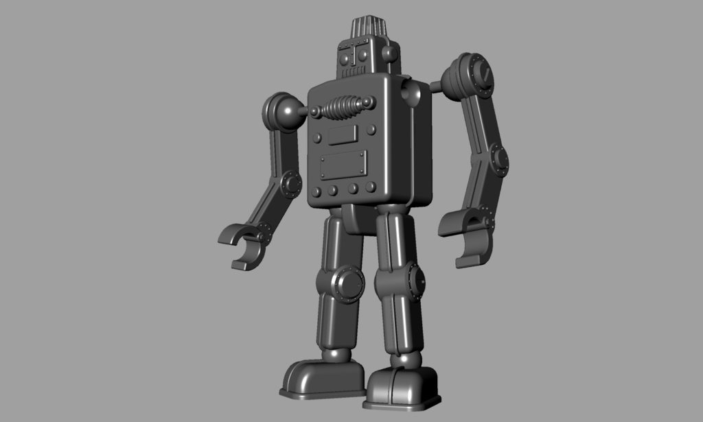 プチロイドF(未塗装未組立て3Dプリンタ出力キット)送料込み