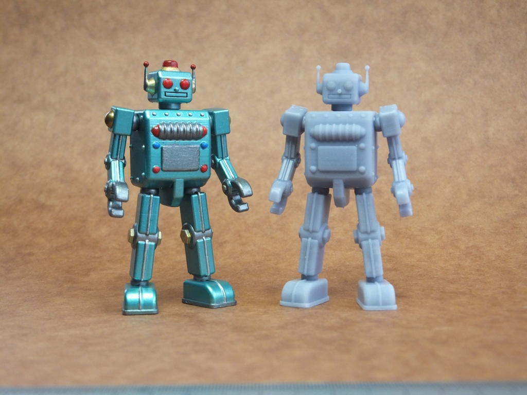 プチロイドG(未塗装未組立て3Dプリンタ出力キット)送料込み