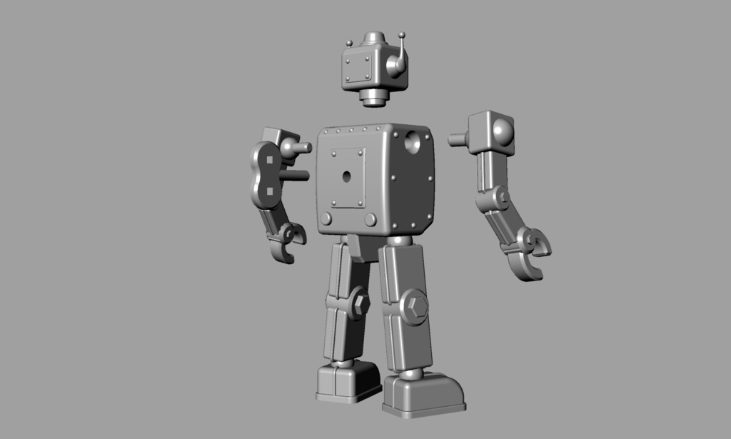 プチロイドG(未塗装未組立て3Dプリンタ出力キット)送料込み