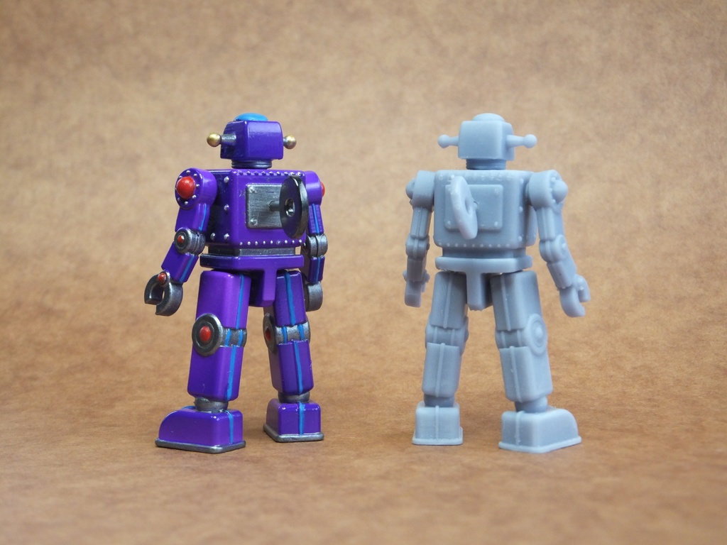 プチロイドH(未塗装未組立て3Dプリンタ出力キット)送料込み