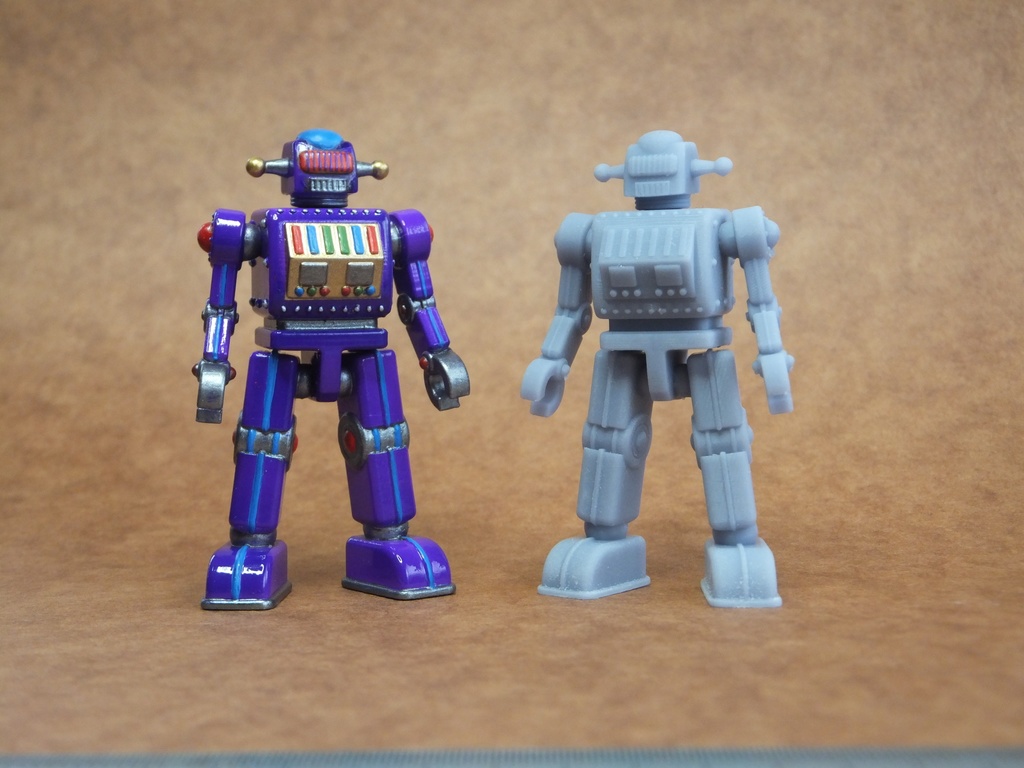 プチロイドH(未塗装未組立て3Dプリンタ出力キット)送料込み