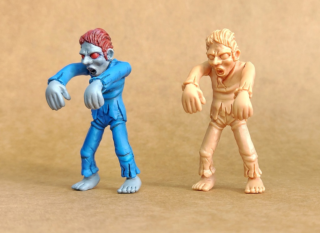 「どこでもゾンビ」未塗装レジンキャスト