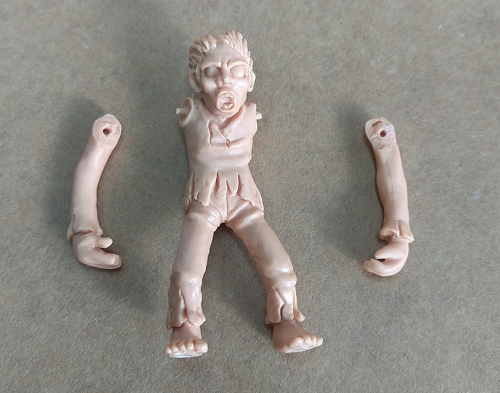 「どこでもゾンビ」未塗装レジンキャスト