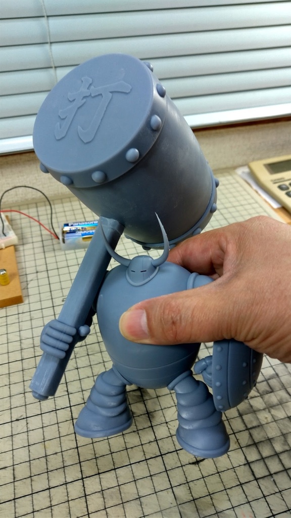 レトロイドNo44(未塗装未組立て3Dプリンタ出力キット)送料込み