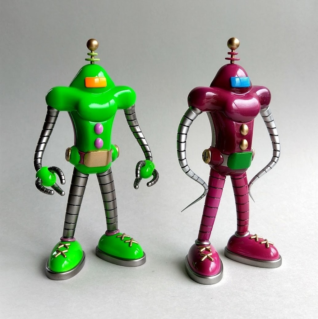 レトロイドNo45(未塗装未組立て3Dプリンタ出力キット)送料込み