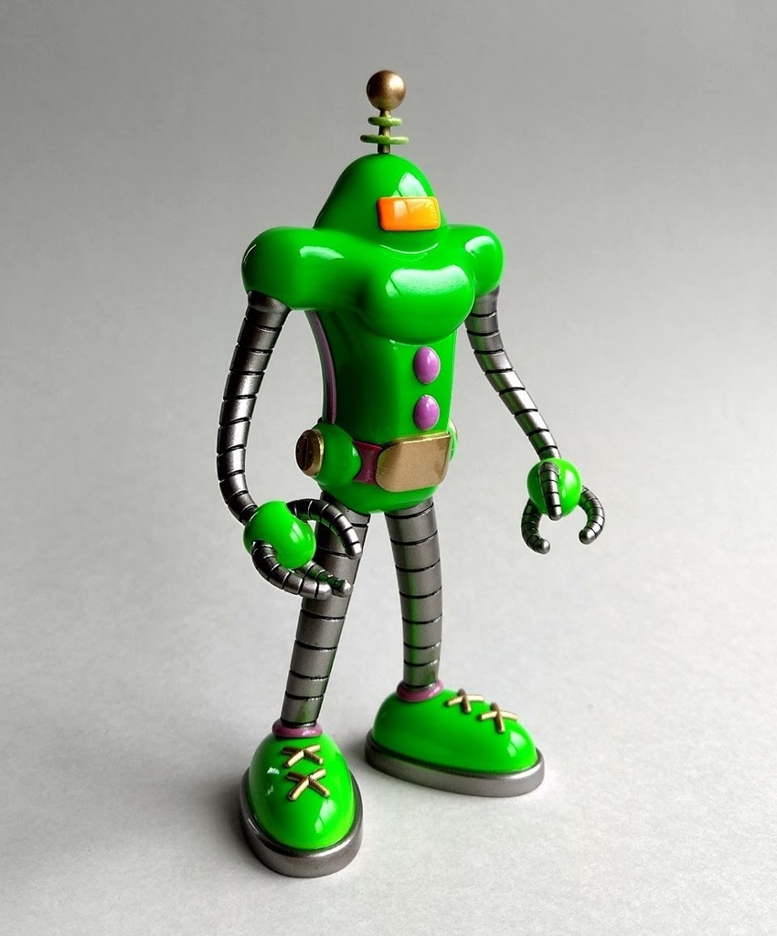 レトロイドNo45(未塗装未組立て3Dプリンタ出力キット)送料込み