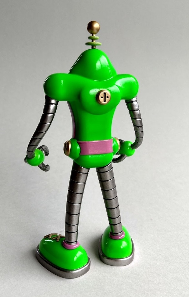 レトロイドNo45(未塗装未組立て3Dプリンタ出力キット)送料込み