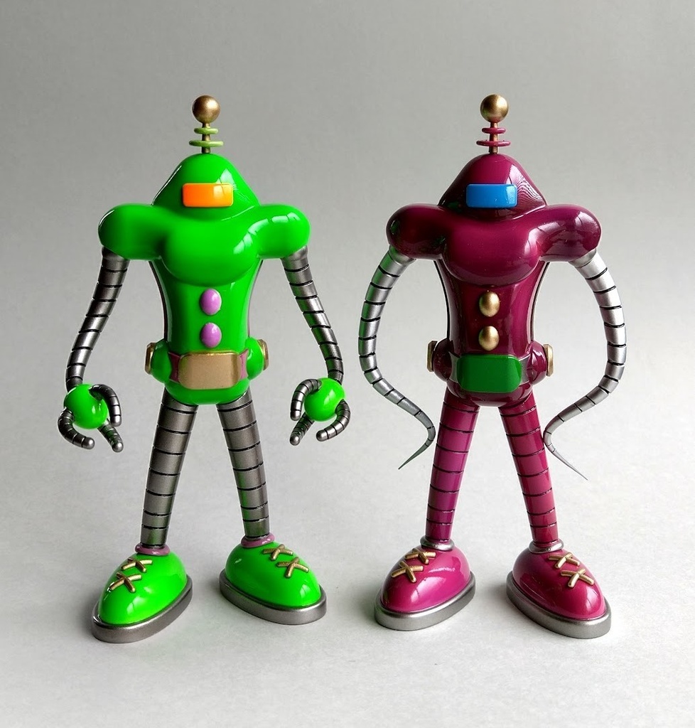 レトロイドNo45(未塗装未組立て3Dプリンタ出力キット)送料込み