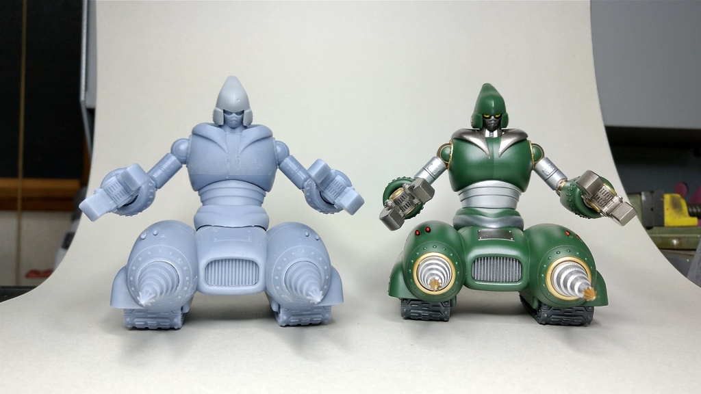 レトロイドNo46(未塗装未組立て3Dプリンタ出力キット)送料込み