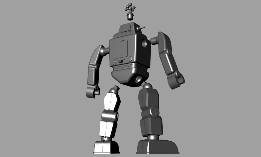 プチロイドI(未塗装未組立て3Dプリンタ出力キット)送料込み