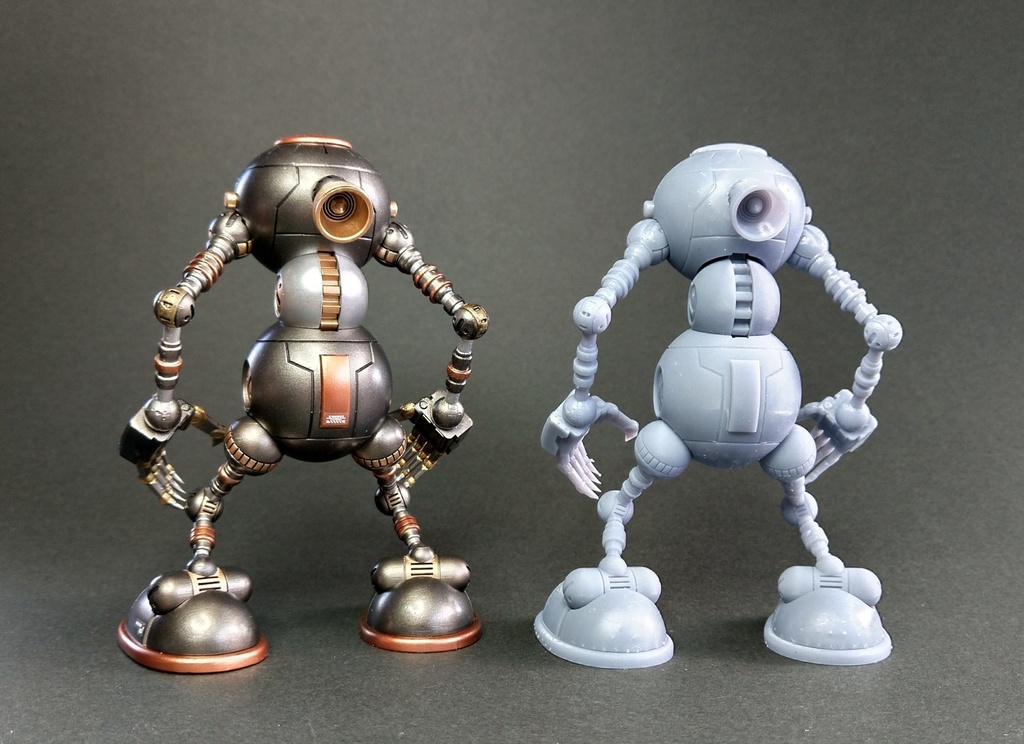 レトロイドNo47(未塗装未組立て3Dプリンタ出力キット)送料込み