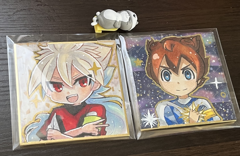 【豆色紙】コピック＆マステイラスト