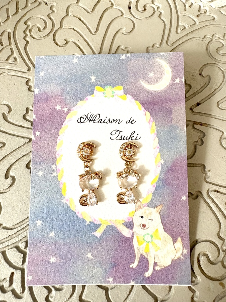 月の戦士概念 星雫ピアス