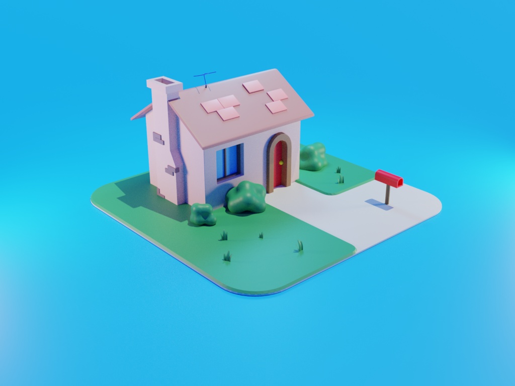 3dモデル 家 Ogattta Booth