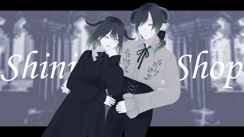 【VRoidモデル】あくまのふたご【オリジナル3Dモデル】