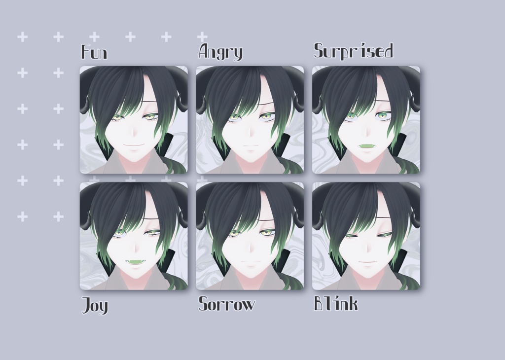 【VRoidモデル】あくまのふたご【オリジナル3Dモデル】