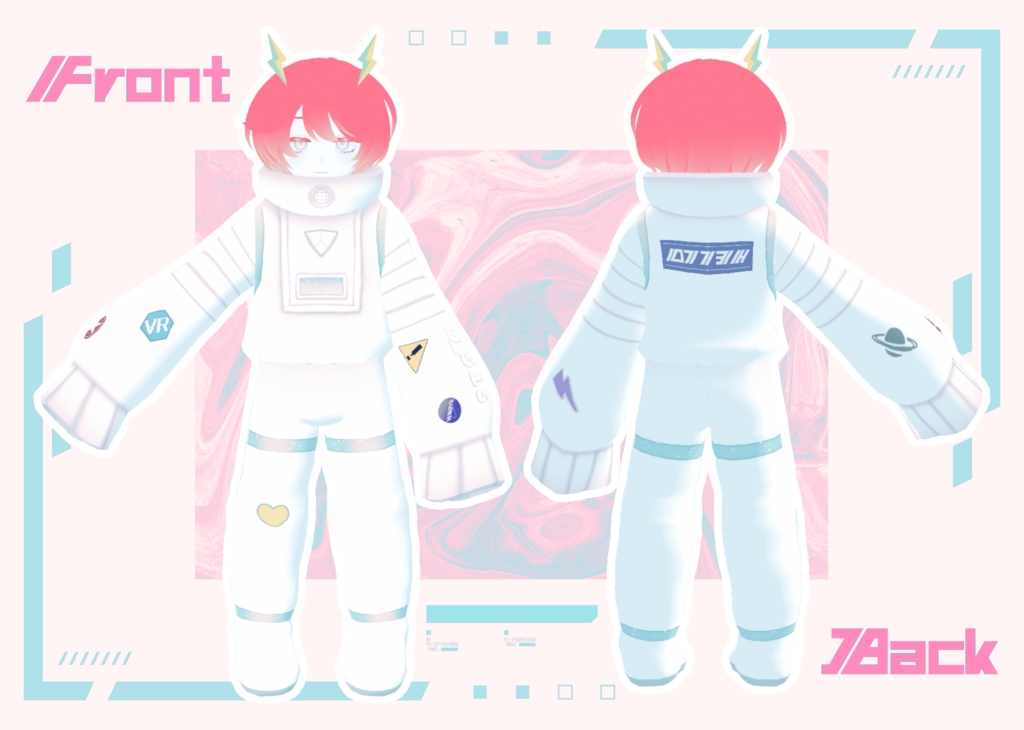 【VRoidモデル】うちゅうじんのこいこ【オリジナル3Dモデル】