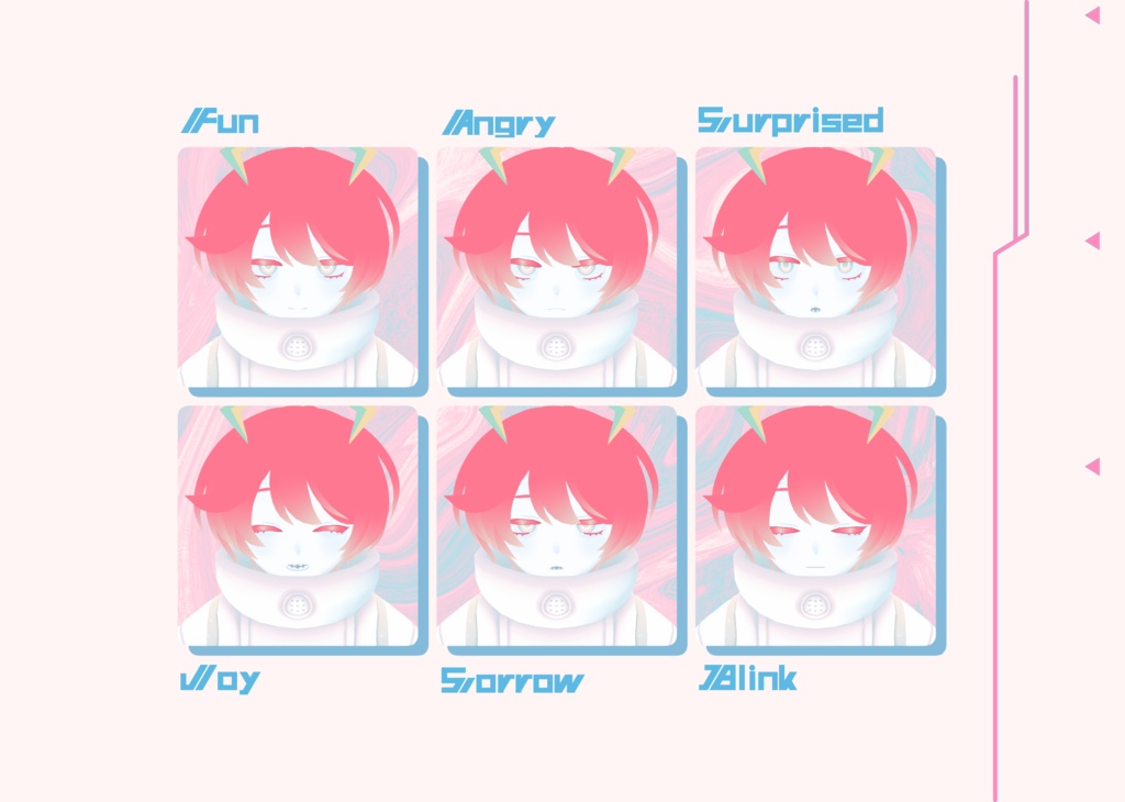 【VRoidモデル】うちゅうじんのこいこ【オリジナル3Dモデル】