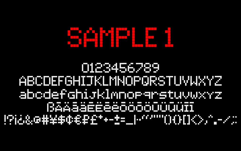 【フリーフォント】TheBus Display v2.3.1