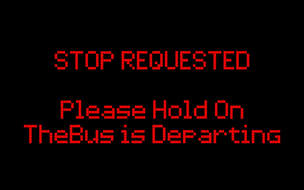 【フリーフォント】TheBus Display v2.3.1
