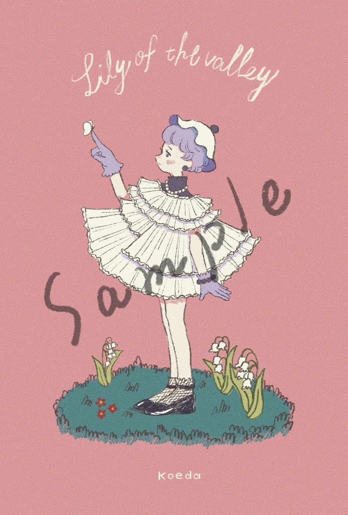 「Lily of the valley」ポストカード