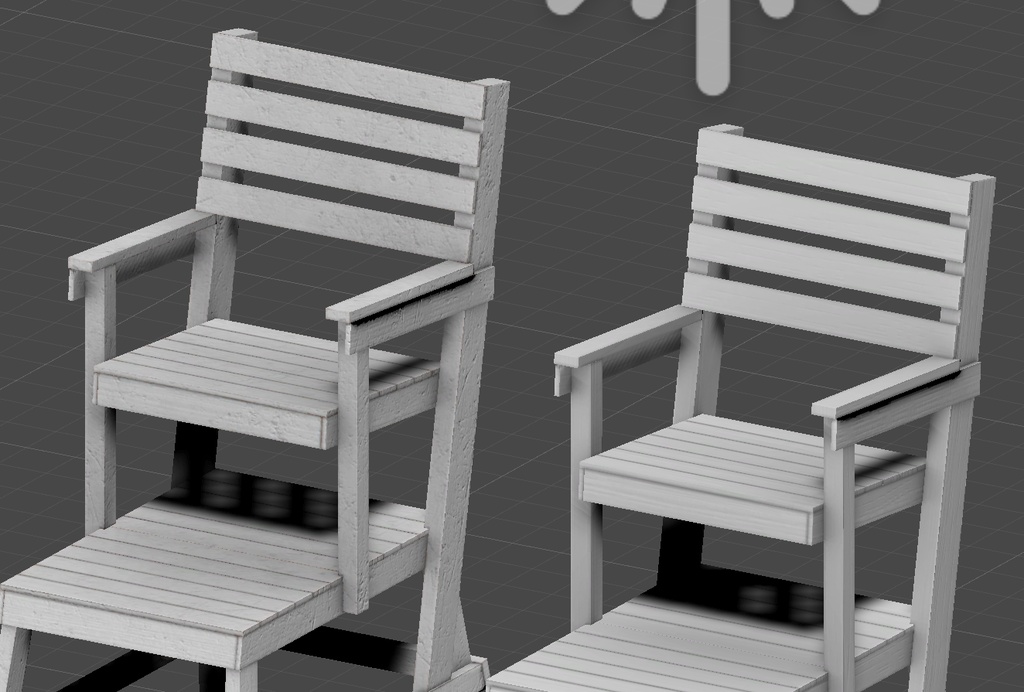 【3Dモデル】ライフガード(ライフセイバー)の椅子と救命浮輪