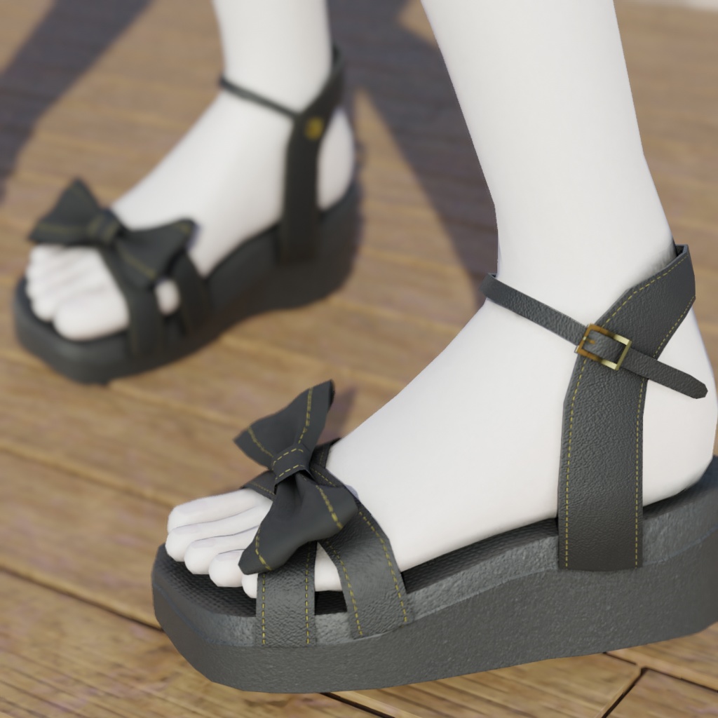 【3Dモデル】フロントロック水着 -VoidCat達用-