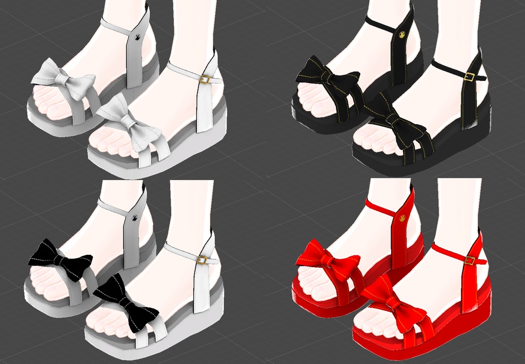 【3Dモデル】フロントロック水着 -VoidCat達用-