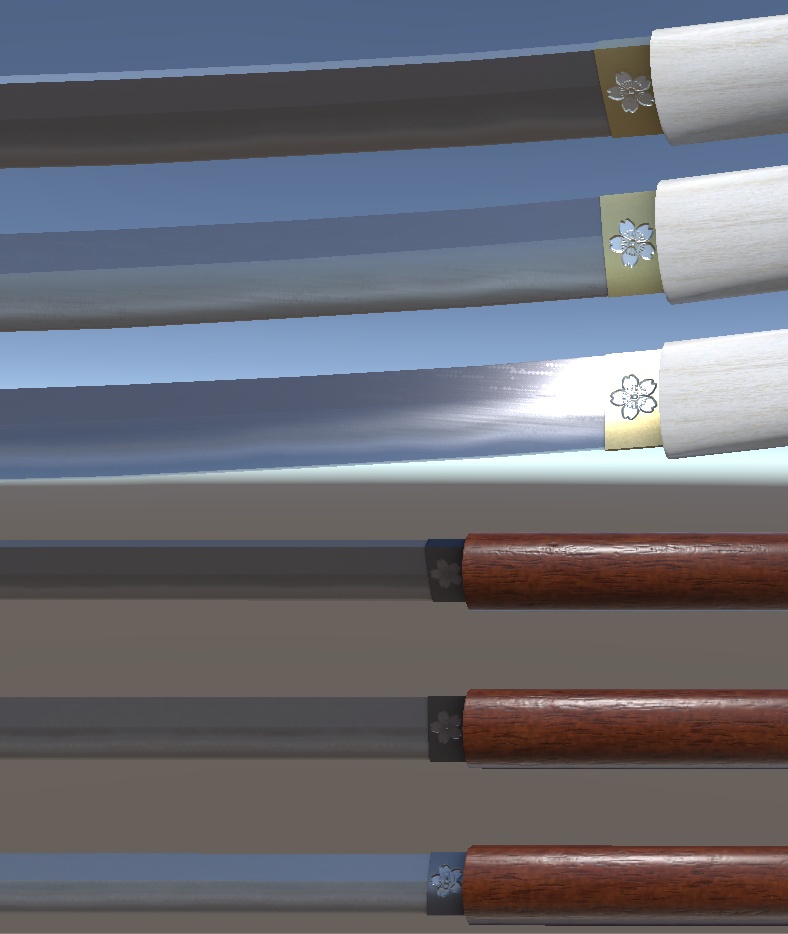 【3Dモデル】カタナ(白鞘・仕込み刀)