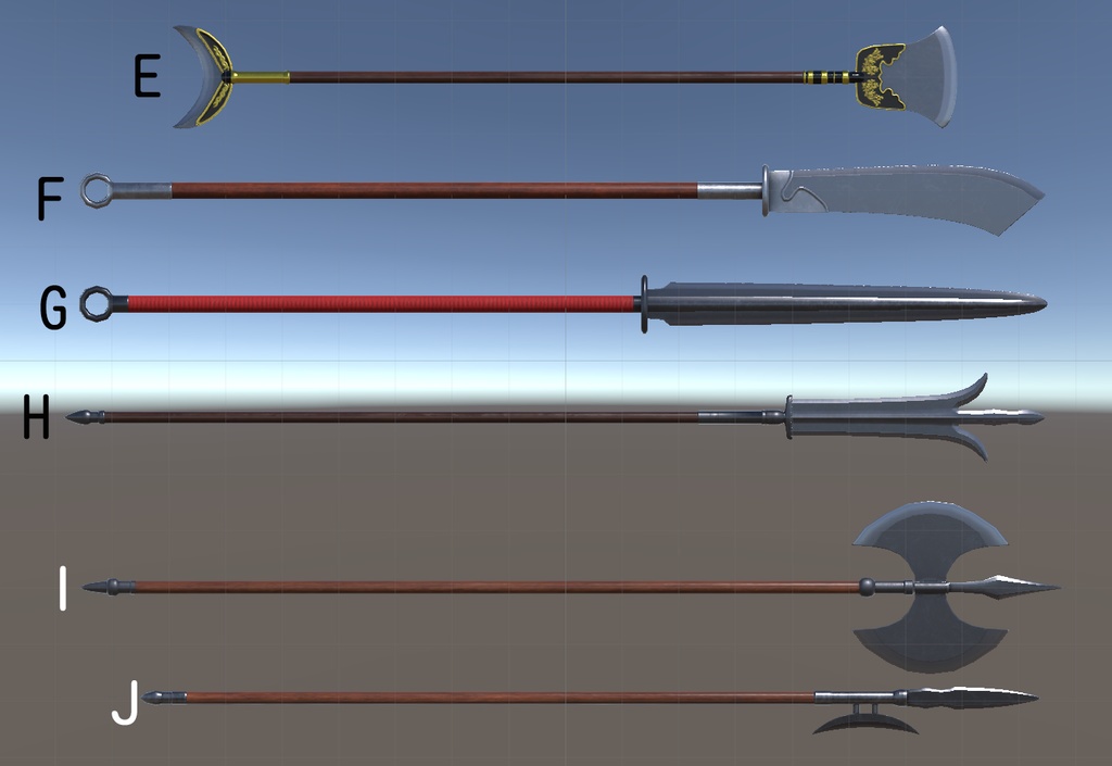 中華風武器10本セット