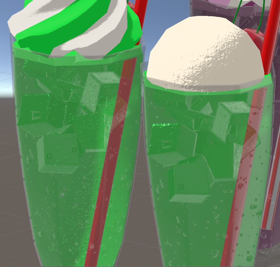 【3Dモデル】クリームソーダ