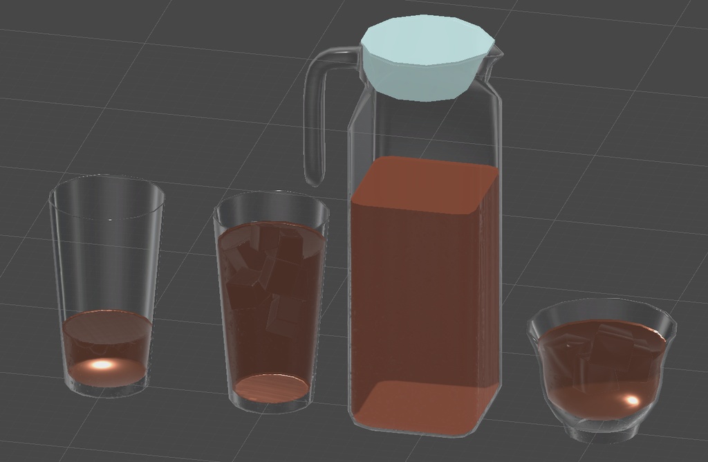 【3Dモデル】ビニールプールセット