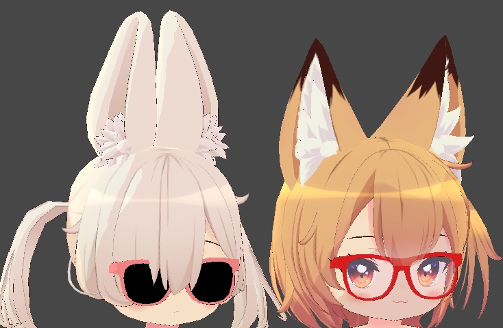 【3Dモデル】「こうめ」「おもち」ちゃん向け水着