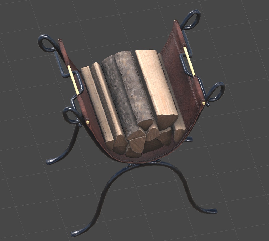 【3Dモデル】まきストーブ(WoodStove)