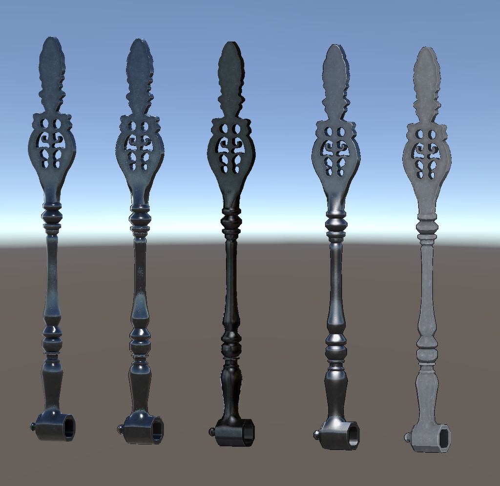 【3Dモデル】ホイールロックピストル