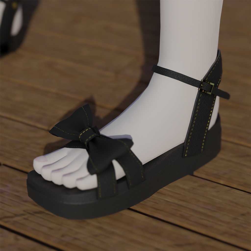 【3Dモデル】フロントロック水着