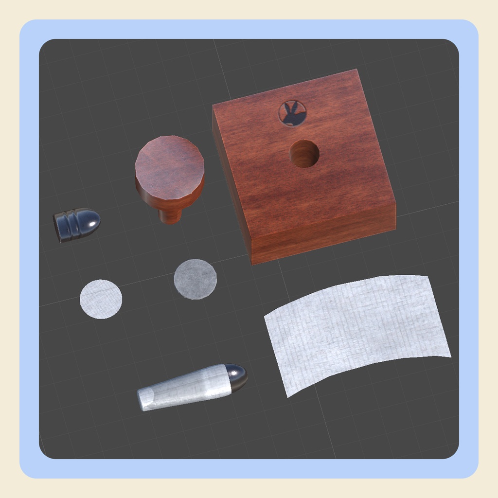 【3Dモデル】ペーパーカートリッジメーカー