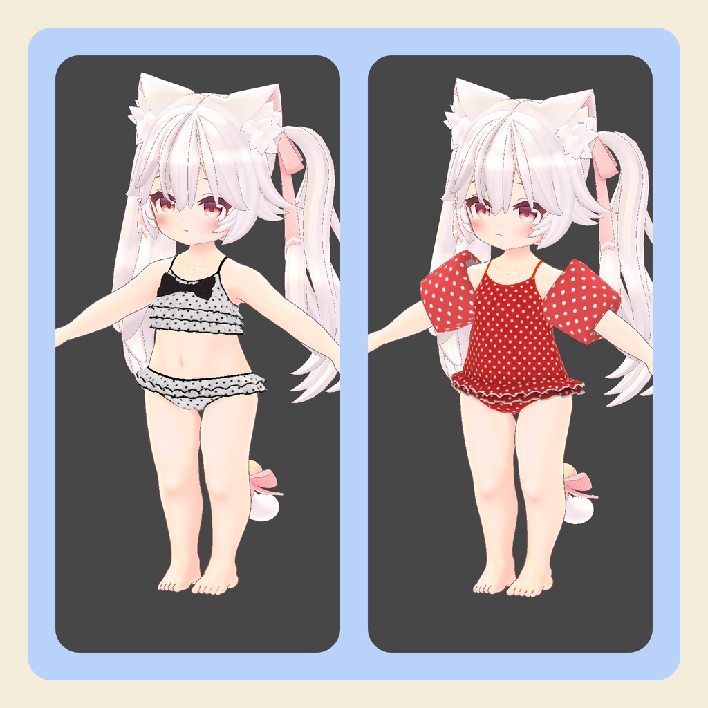 【3Dモデル】「mia -ミア-」ちゃん向け水着