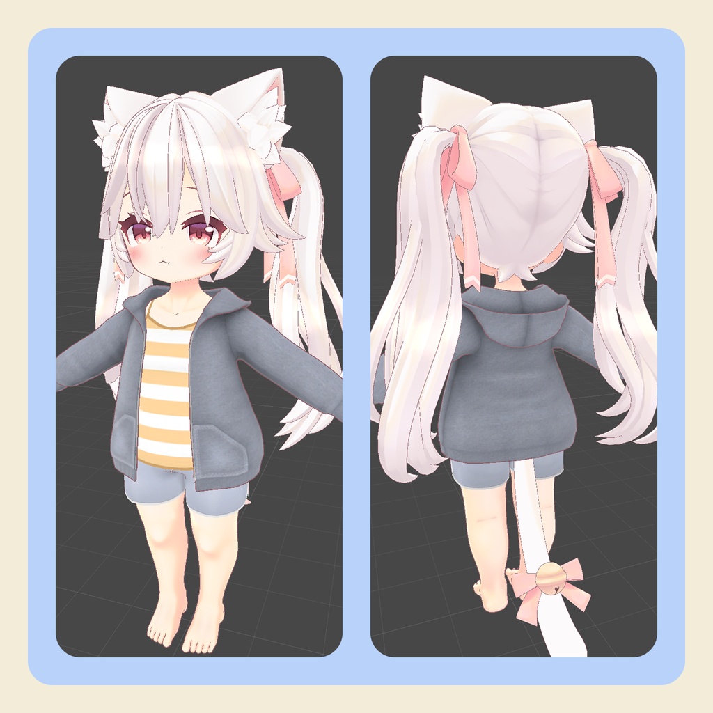 【3Dモデル】「mia -ミア-」ちゃん向けルームウェア