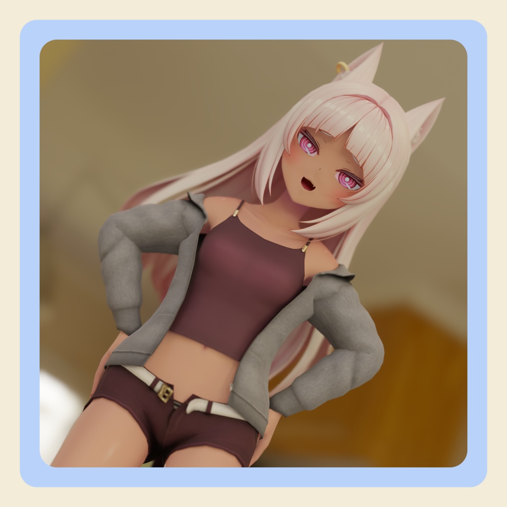 【3Dモデル】「ネフェル(Nefer)」ちゃん向けルームウェア