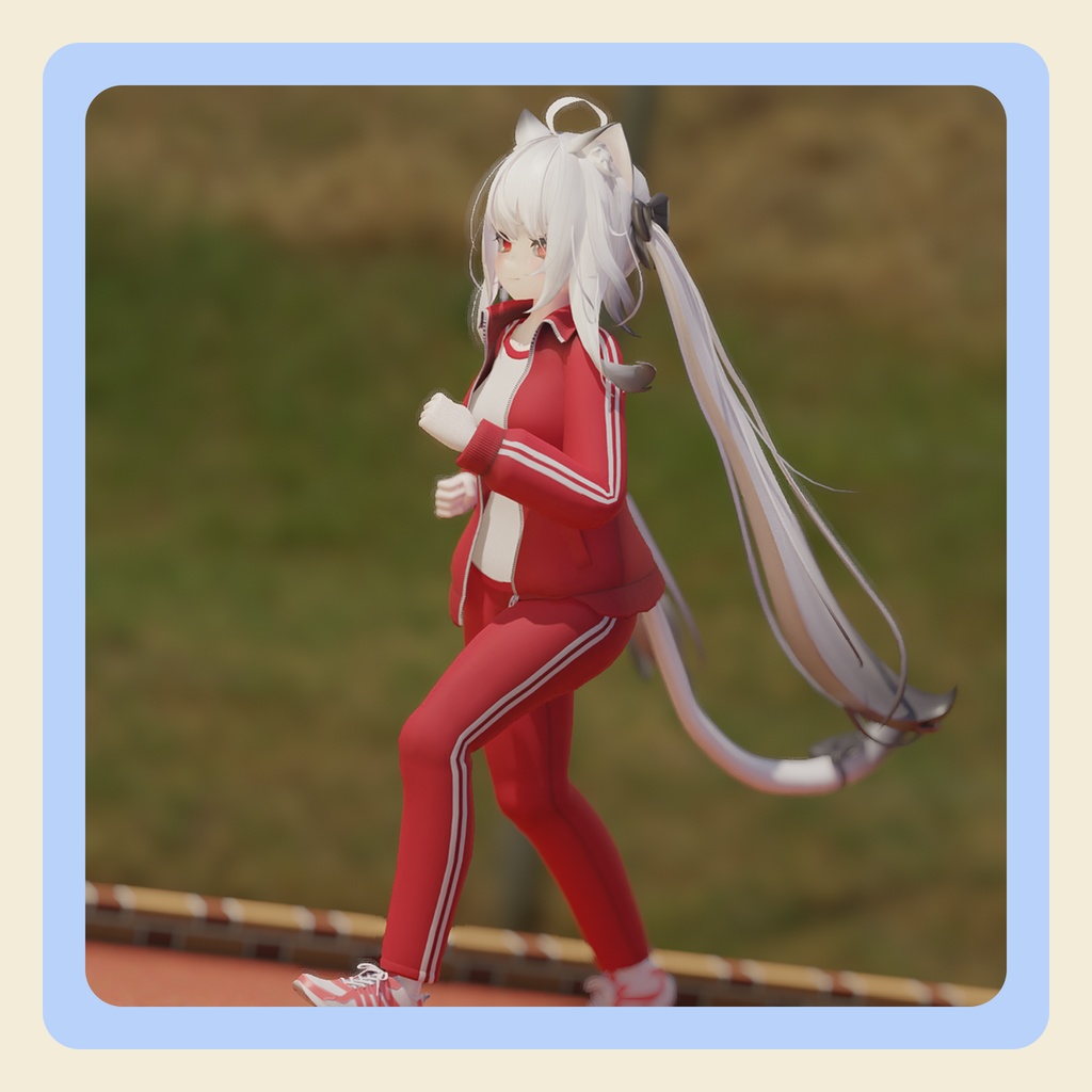 【3Dモデル】舞夜ちゃん向け ハンテン+ジャージ