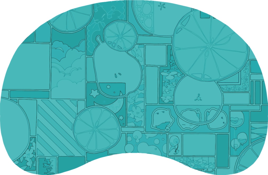 【Nocturnal】黒猫とオバケのクッション