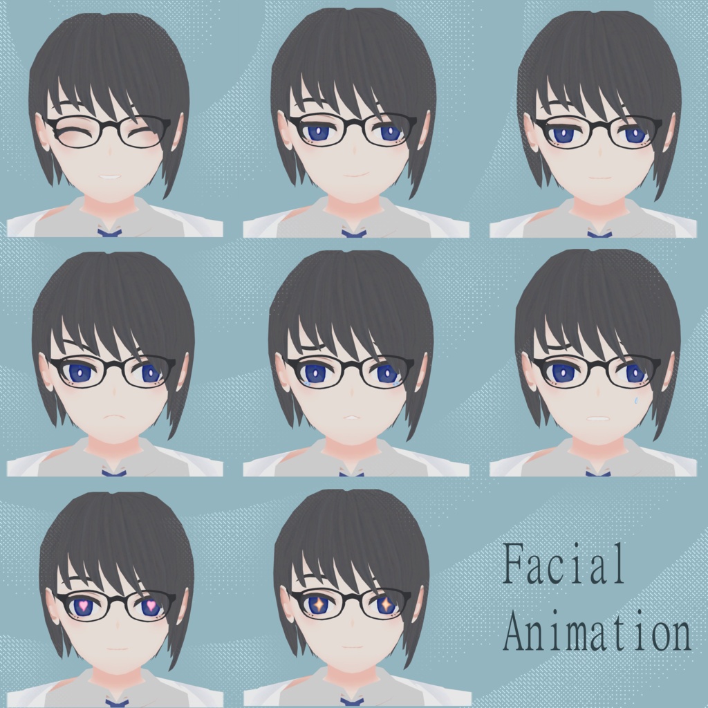 オリジナル3Dモデル『ナナシ -nanasi-』