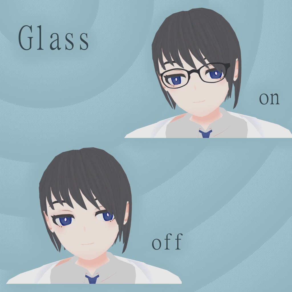 オリジナル3Dモデル『ナナシ -nanasi-』