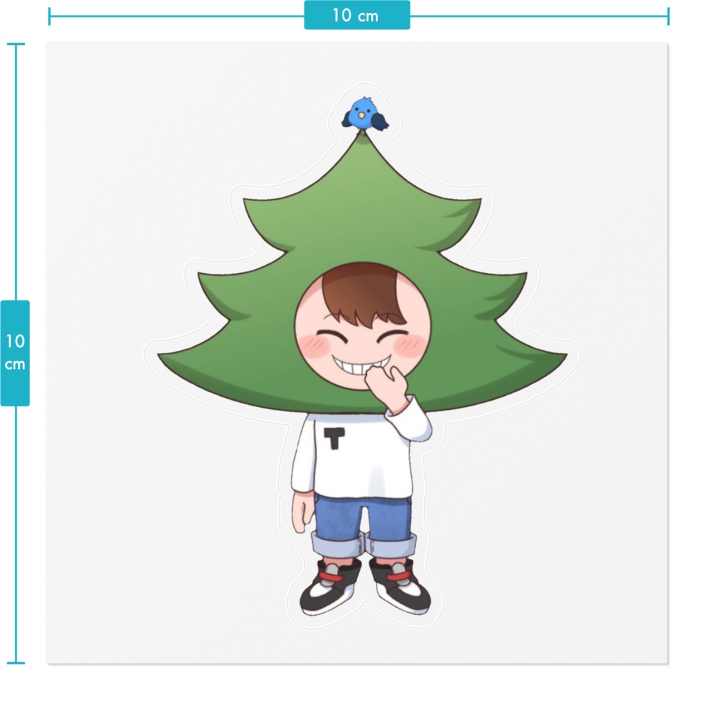 高杉くん貼ったその場から見守ってますステッカー